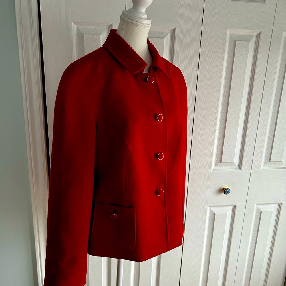 Red Talbots blazer 14